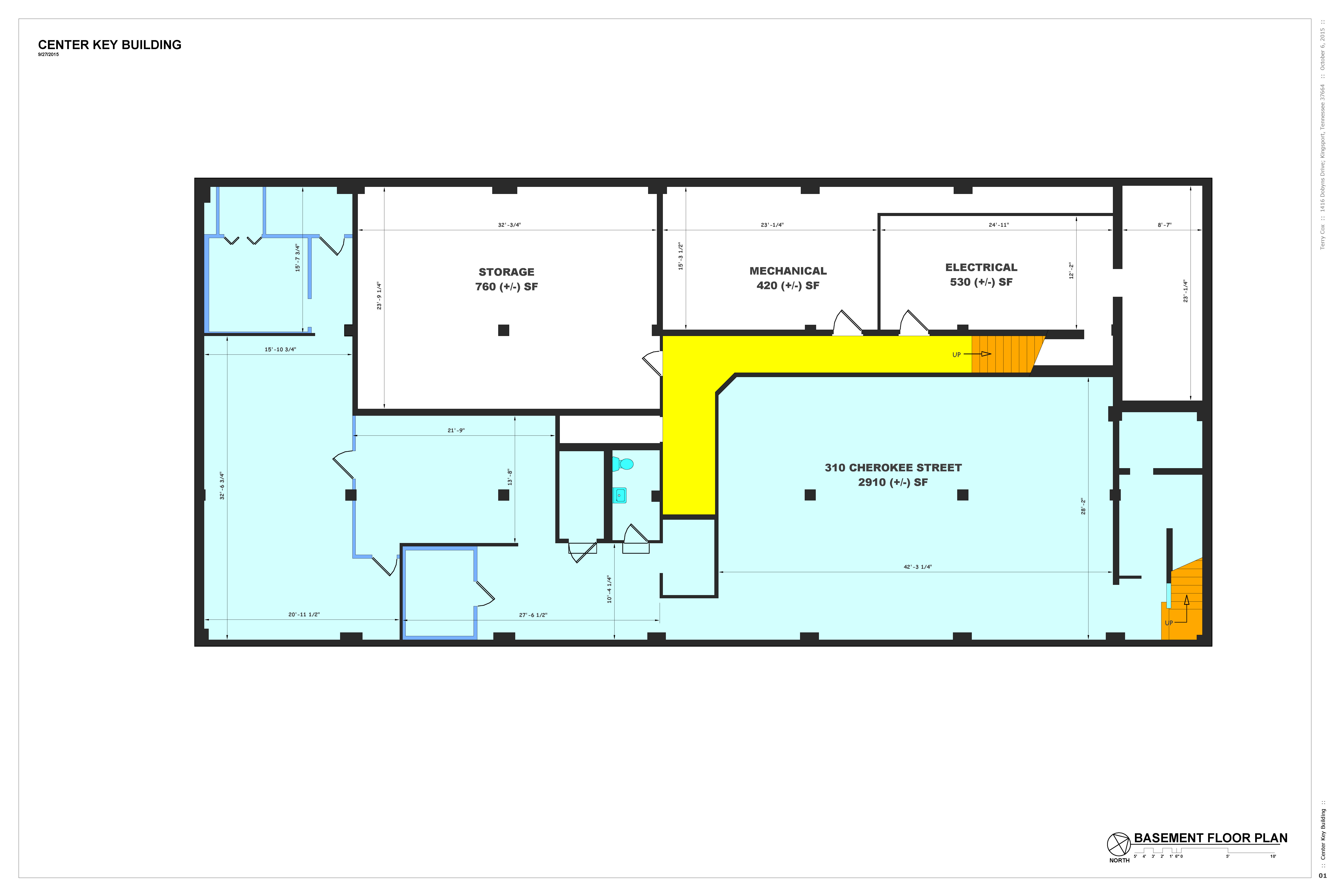 Center Key Building Basement Floor Plan