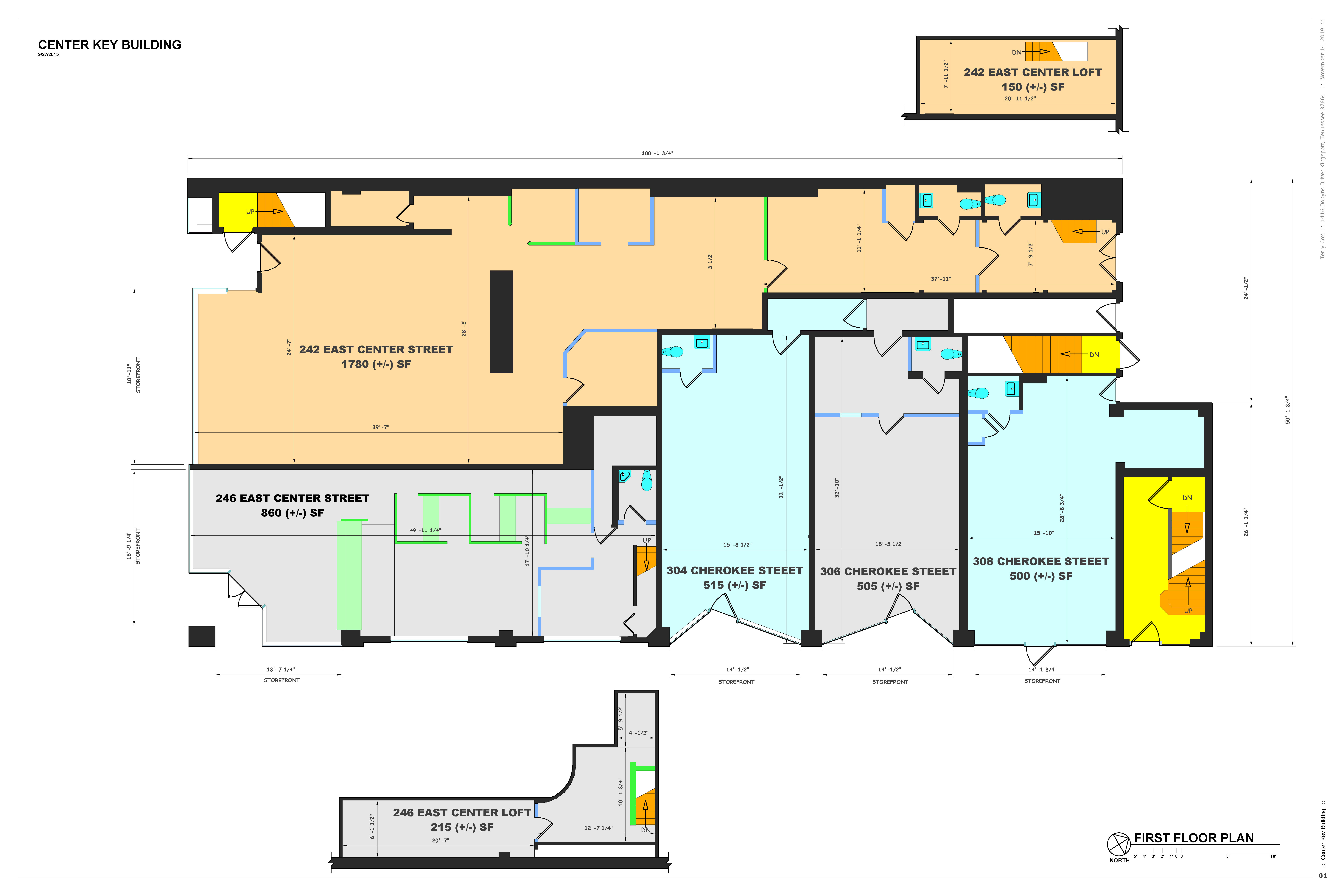 Center Key Building First Floor Plan